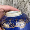 Chinese Antique Porcelain Jar In Powder Blue, Kangxi Style, Qing Dynasty #1672