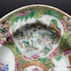 Chinese Antique porcelain Rose Medallion Plate, Late Qing ,Rare #1678