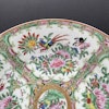 Chinese Antique Rose Medallion Plate, Late Qing Dynasty #1688