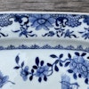 Chinese Antique blue and white porcelain platter, 18th C Qianlong period #1695