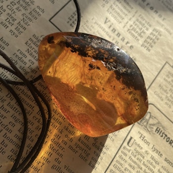 Natural Danish Amber Pendant baltic amber 43 grams