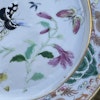 Chinese Antique rose mandarin Butterfly Plate With Dragons, Daoguang #1698