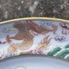 Chinese Antique rose mandarin Butterfly Plate With Dragons, Daoguang #1698
