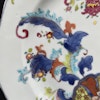 Chinese antique porcelain pseudo tobacco-leaf plate. Qianlong Period #1703