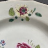 Chinese Antique Famille Rose Plate, 18th C Qianlong period #1705