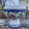 Chinese Antique Porcelain Famille Rose Warm Pot With Lid, late Qing #1718