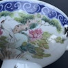 Chinese Antique Porcelain Famille Rose Warm Pot With Lid, late Qing #1718