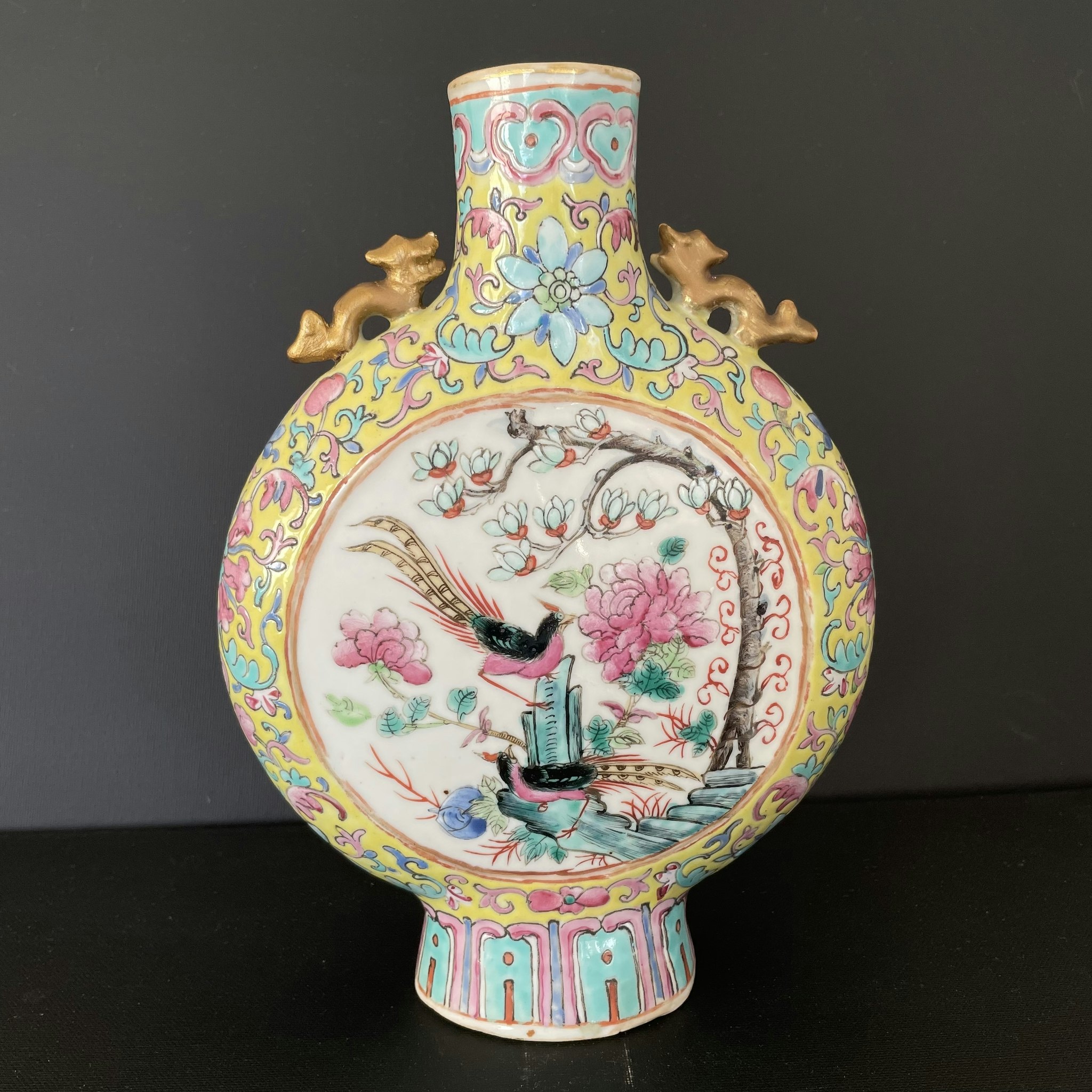 Chinese antique Moonflask, Second half of the 19th c #1732