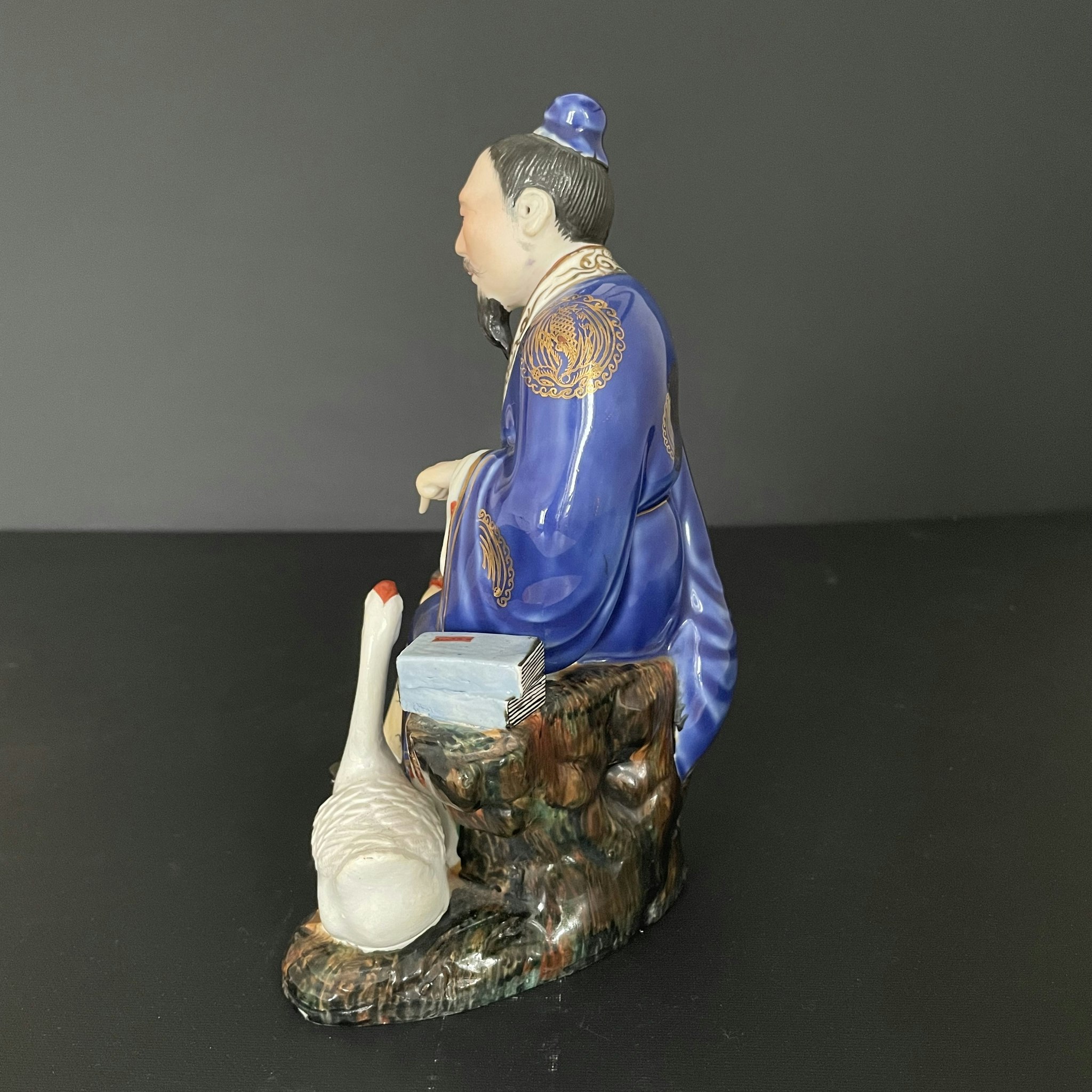 Vintage Chinese porcelain figurine, Mid 20th c #1768