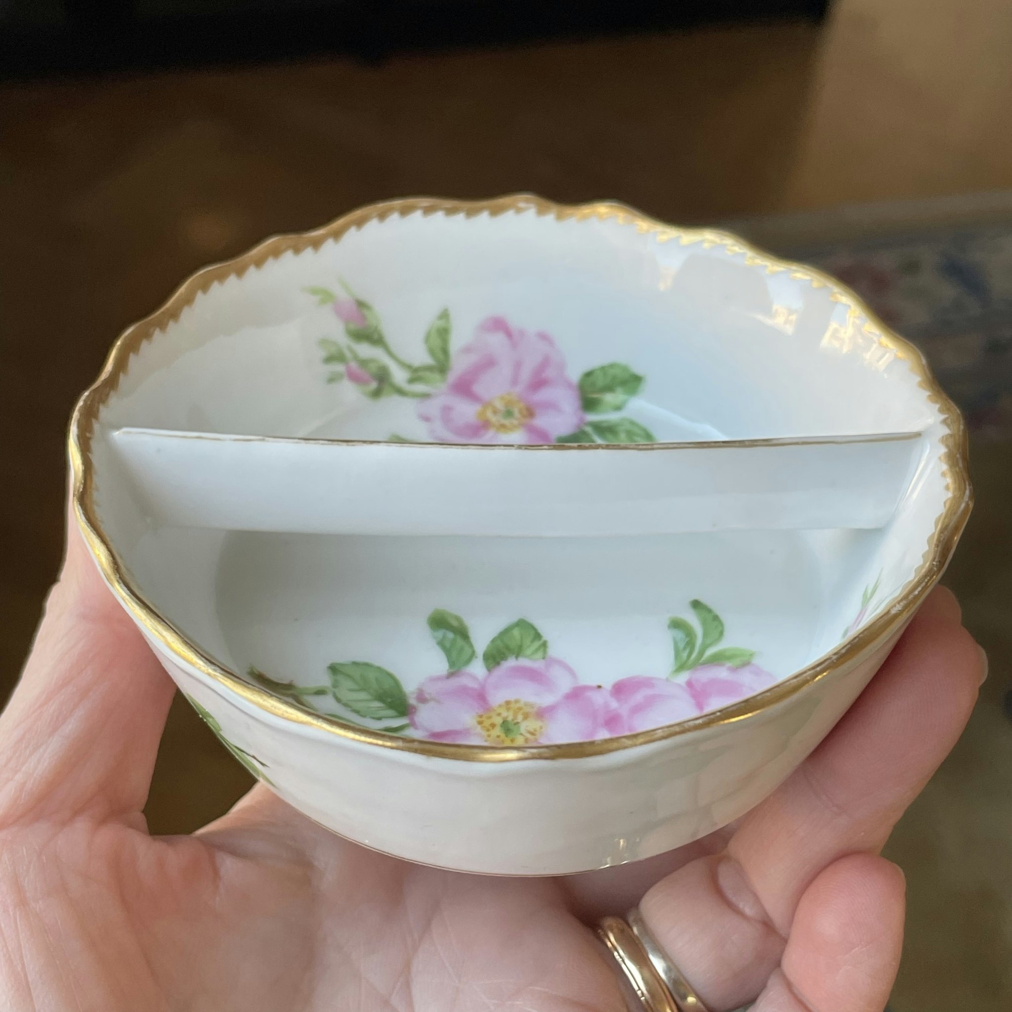 Royal Copenhagen 1870-1890,a pair of antique porcelain bowls, Hand-painted, Rare
