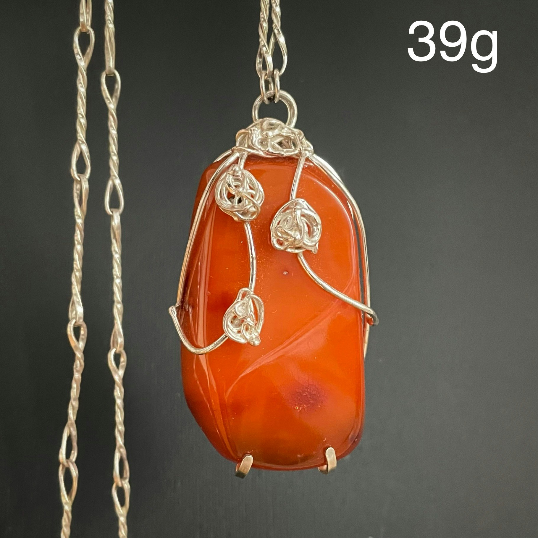 Amazon.com: PEORA Genuine Baltic Amber Pendant Necklace for Women 925  Sterling Silver, Rich Cognac Color Solitaire Ball with 18 inch Chain :  Peora: Clothing, Shoes & Jewelry