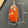 Vintage natural amber pendant with handmade silver Baltic egg yolk 39.55g #1788