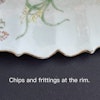 Chinese Antique famille rose Altar Bowl / Tazza，Late Qing / Republic #1792