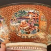 Chinese Antique rose mandarin punch bowl 18th century #1588