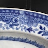 Chinese antique Deep Plate / Platter blue and white, Qianlong period #1799