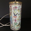 Chinese antique porcelain Vase/lamp rose mandarin, first half of 19th c #1815