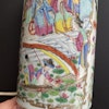 Chinese antique porcelain Vase/lamp rose mandarin, first half of 19th c #1815