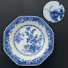 Chinese antique porcelain dish in blue and white, Qianlong period #1810