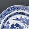 Chinese antique porcelain plate in blue and white, Qianlong period #1817