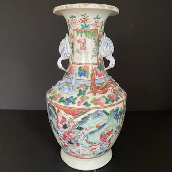 Chinese Antique porcelain Vase Late Qing 19th century Tongzhi / Guangxu #1833