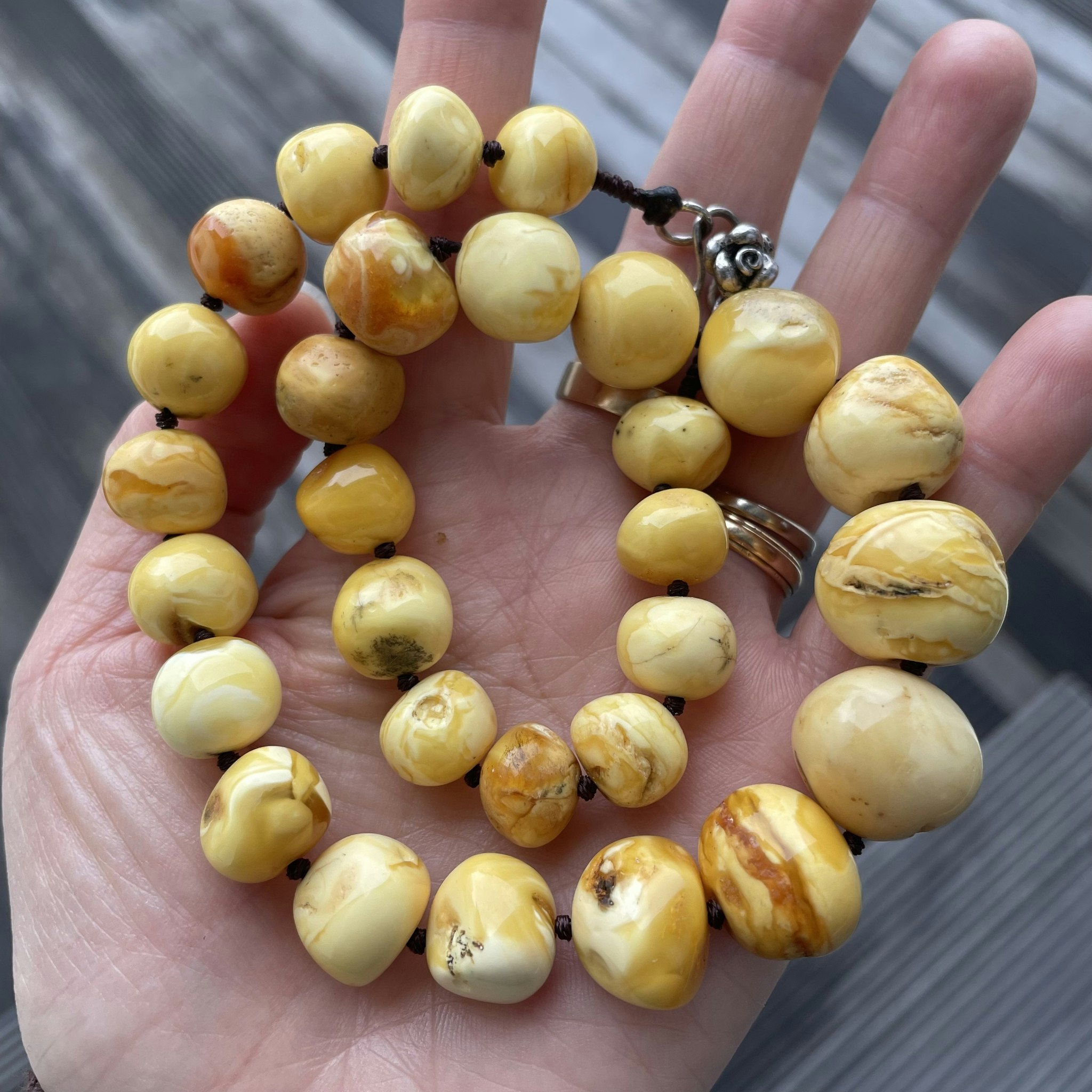 Danish Natural Amber Necklace and earrings Baltic Amber #1860