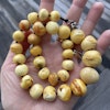 Danish Natural Amber Necklace and earrings Baltic Amber #1860