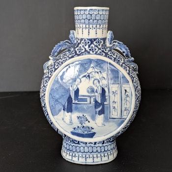 Chinese Antique porcelain moonflask, 19th c #2275