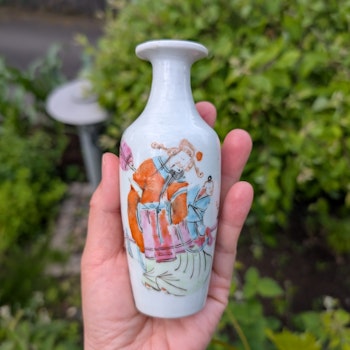 Chinese Antique porcelain Vase Late Qing 19th century #2598