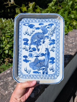 A Chinese Antique tea tray,  Late Qing Dynasty #2622