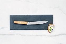 Öyo Triangle bread knife 21cm with magnetic protection in felt
