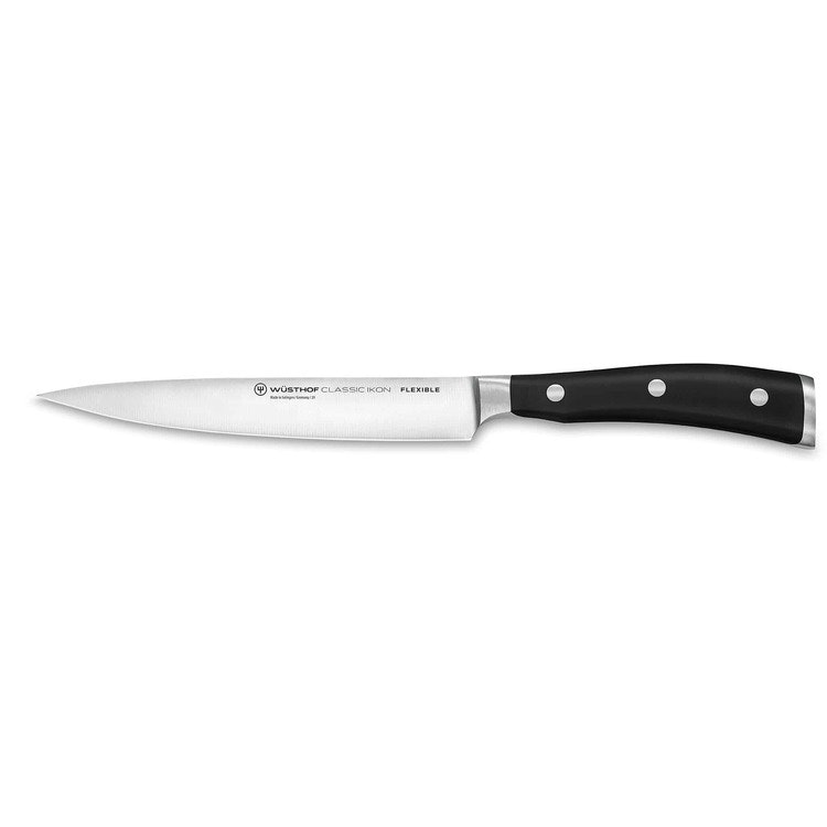 Wüsthof Classic Ikon Filékniv Flexibel 16 cm Svart