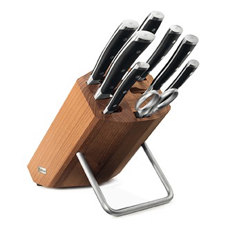 Wüsthof Classic Icon knife set in beech wood 8 parts