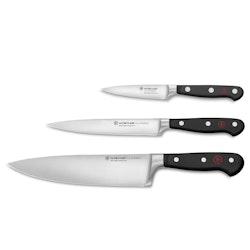 Wusthof Classic knife set 3 parts (chef's knife / peeling knife / slicer knife)
