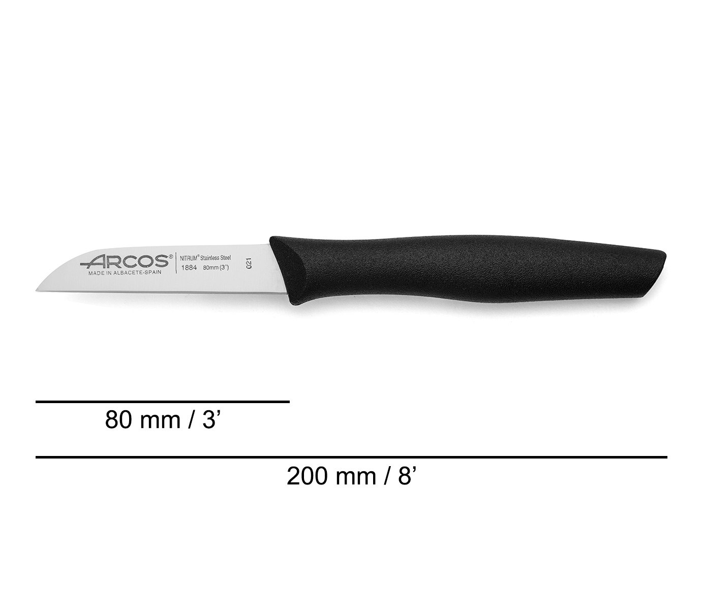 Arcos Nova Skalkniv Flat 8 cm
