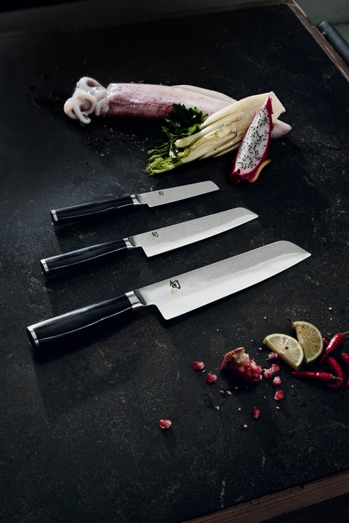 Kai Shun Premier Minamo knife set 3 parts