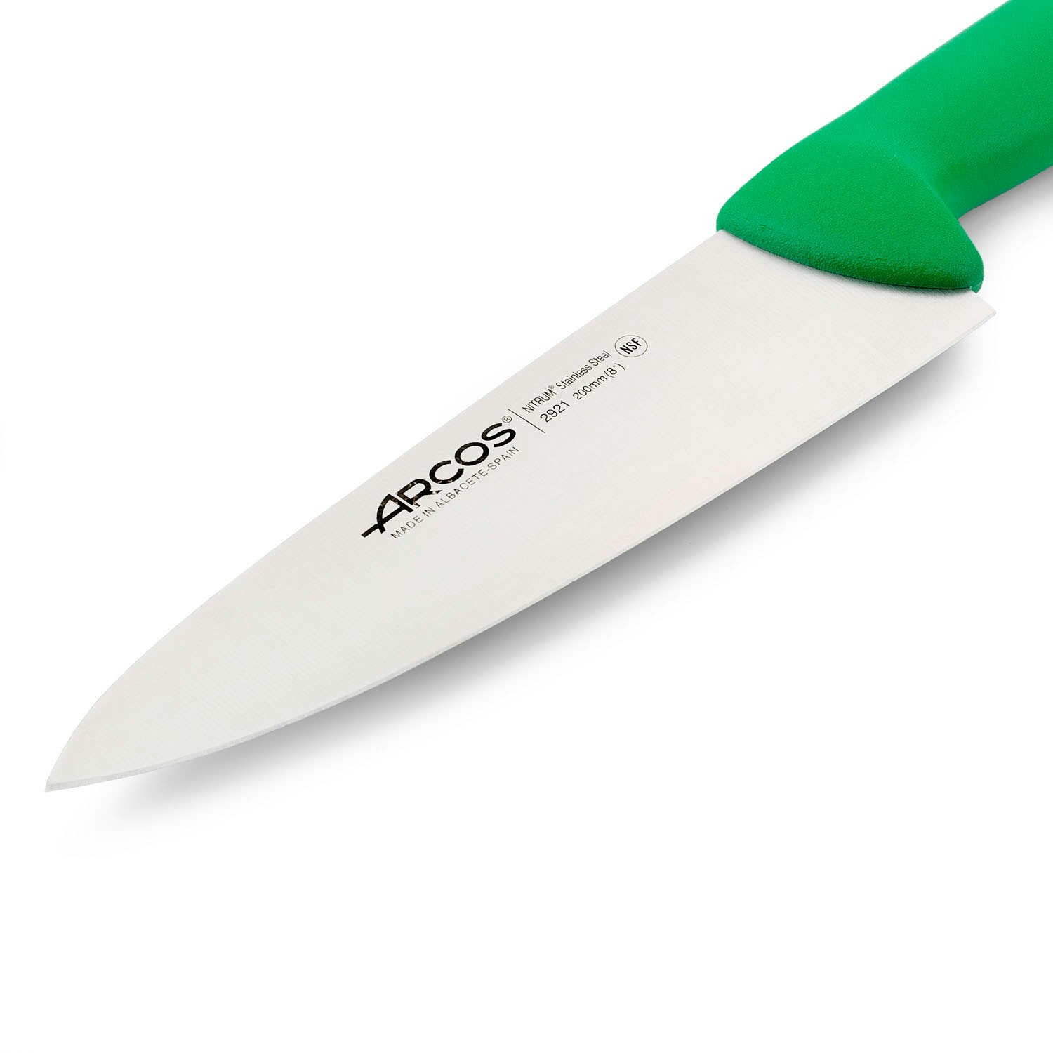 Arcos 2900 Kockkniv 20 cm Grön HACCP-godkänd