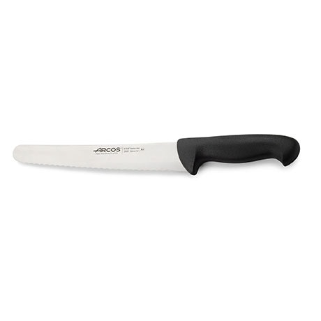 Arcos 2900 Konditorkniv/Brödkniv 25 cm Svart