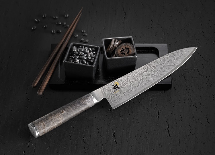 Miyabi Black 5000MCD Kockkniv 20 cm Maple