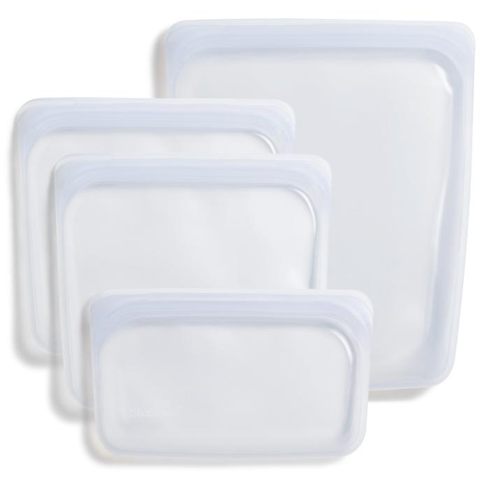 4 pack Stasher bags clear