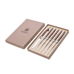 Laguiole Grillknivar 6-pack Valnöt