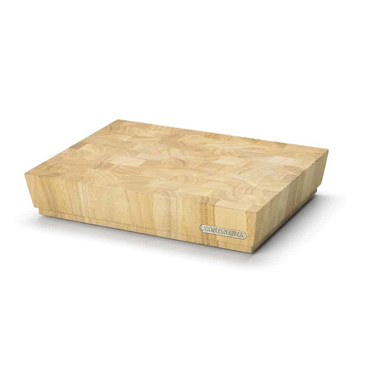 Continent cutting board rubber wood end wood
