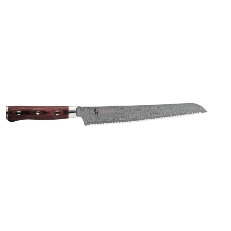 Mcusta Zanmai Damaskus Flame Brödkniv 23 cm