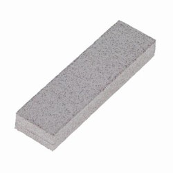 Cleaning block for ceramic grinding rod