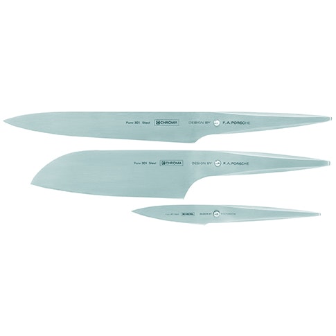Chroma type 301 knife set 3 knives