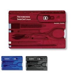 Victorinox SwissCard Classic ruby red transparent