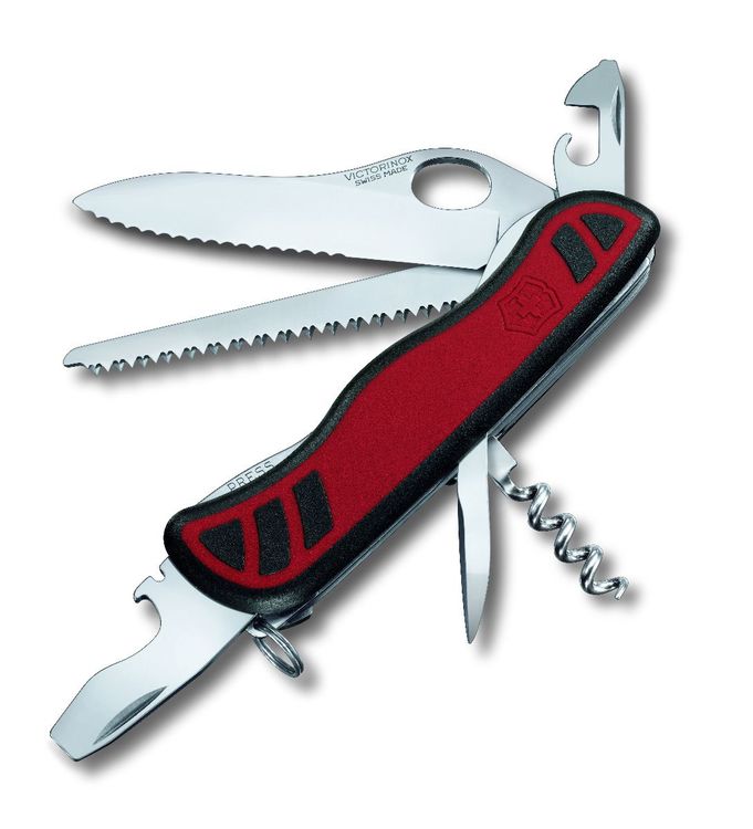 Victorinox Forester pocket knife red / black single-handed opening