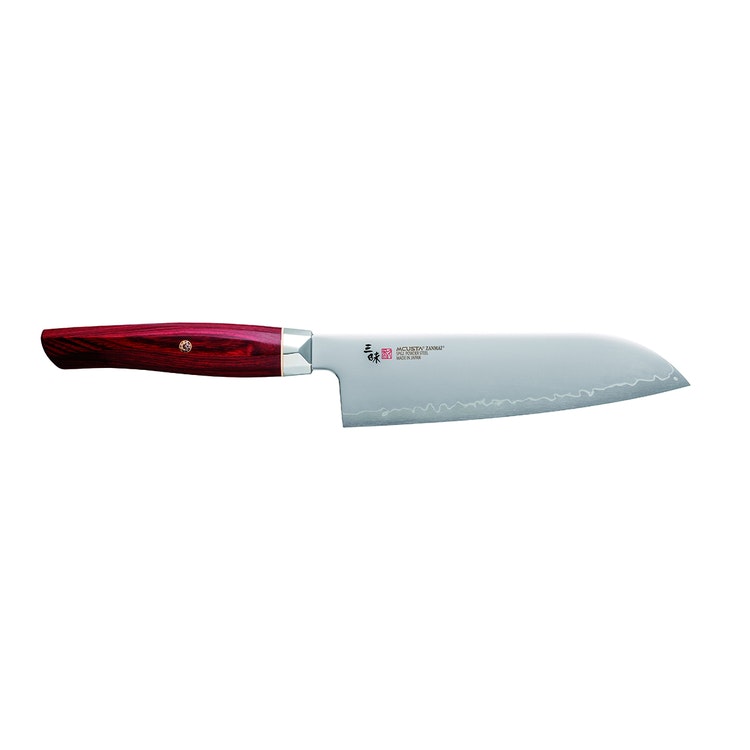 Mcusta Zanmai Revolution Santoku 18 cm red