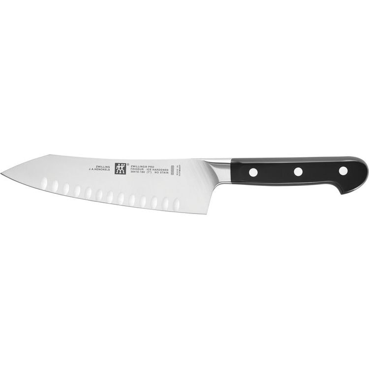 Zwilling Pro Rocking Santoku with dimples 18cm