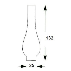 Brännarglas LG25132 93:-