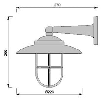 Marin Gallerlampa Mässing 2060